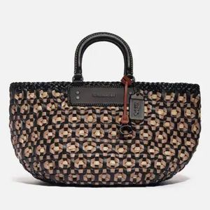 COACH WOVEN TOTE 26 (NEW)